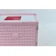 YES4PETS Small Plastic Pet Dog Puppy Cat House Kennel Pink