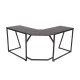 YES4HOMES Corner Computer Desk, Sturdy Home Office Gaming Desk for Laptop, Writing Table, Multipurpose Workstation