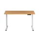 Artiss Standing Desk Height Adjustable 140cm Ergonomic Office Desk Oak
