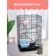 3 Level Rabbit Bird Cage Ferret Parrot Aviary Cat Rat Aviary Budgie Hamster Pet Cages Castor XL