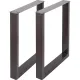 72 x 60 cm Dining Table Legs Office Table Legs Set of 2 Steel Table Legs Computer Desk Legs Steel Bench Legs Country Style Table Legs DIY Furniture Legs