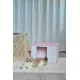 YES4PETS Small Plastic Pet Dog Puppy Cat House Kennel Pink